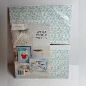 Annie Cardmaker Warm Winter Wishes Kit - Blue and White
